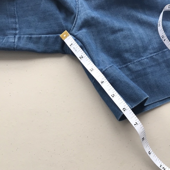 Only Luxury for you pleated mid rise denim shorts 27 - Picture 12 of 12